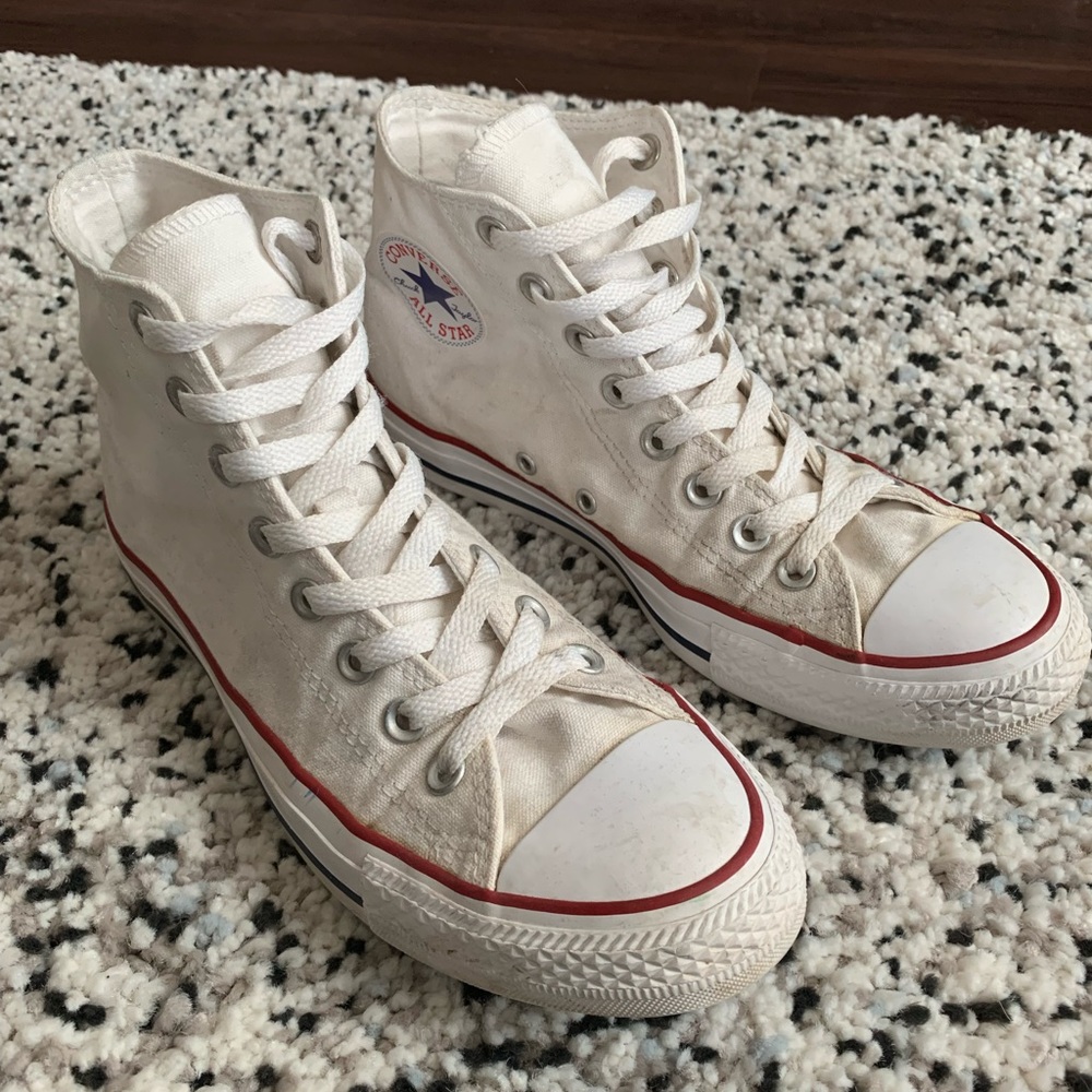 White High Top Converse